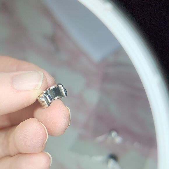 Authentic Pandora Retired Vintage Spacer Clips GUC - Picture 3 of 6